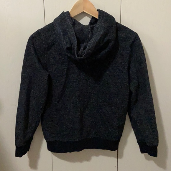 Roots Black & White Marled Zip Up Hoodie - Picture 6 of 7